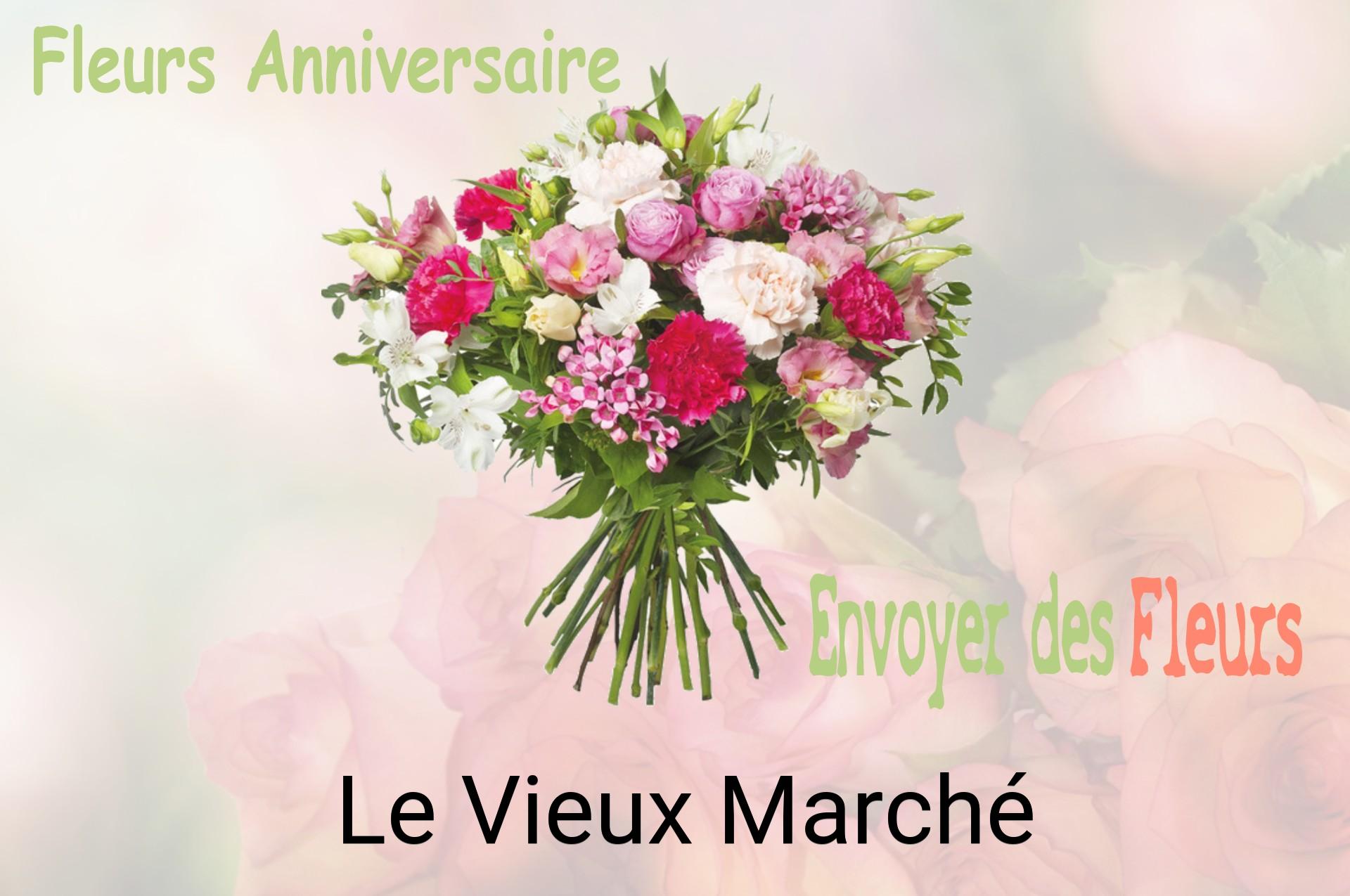 Bouquet de fleurs d’anniversaire livré à Le Vieux-Marché