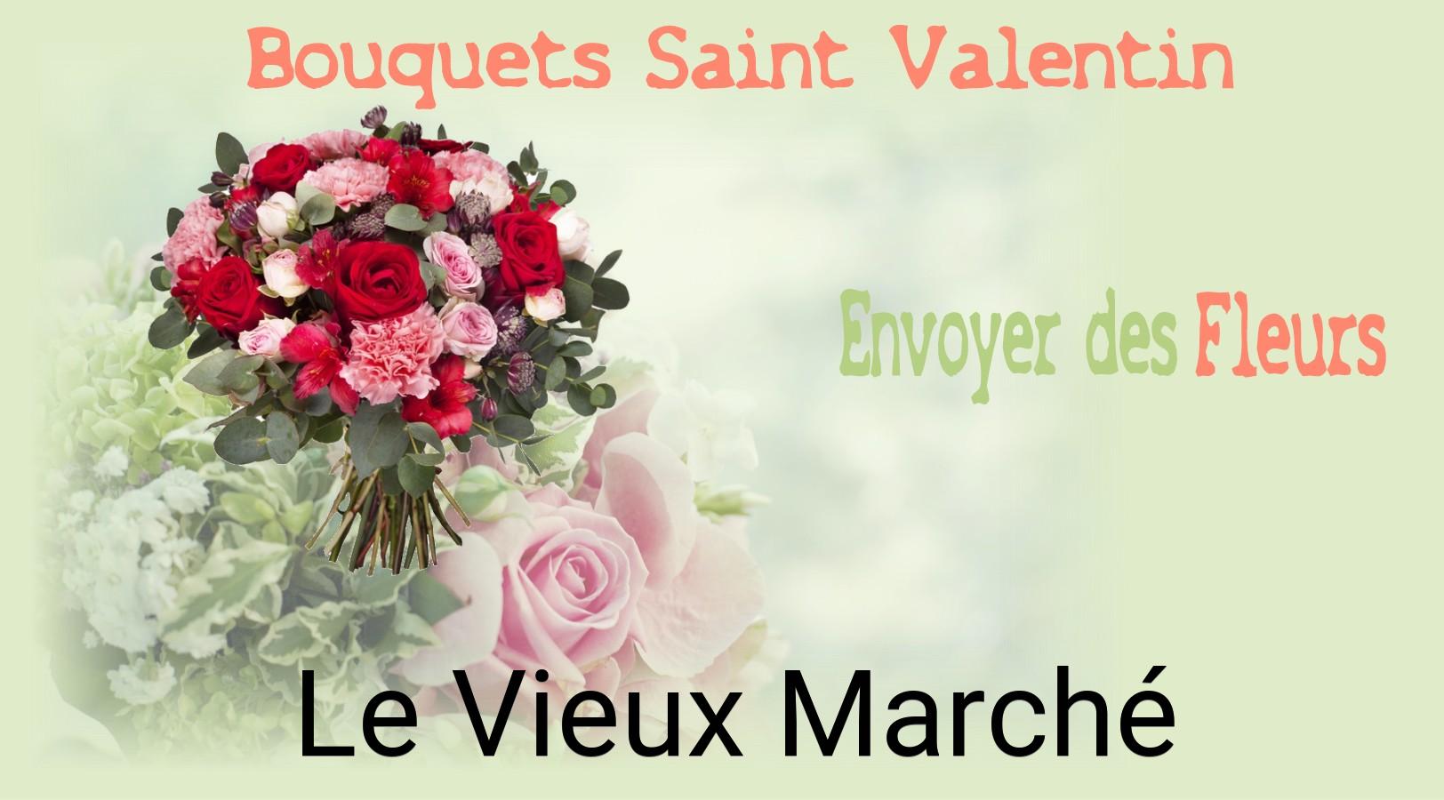Roses de Saint-Valentin livrées à Le Vieux-Marché